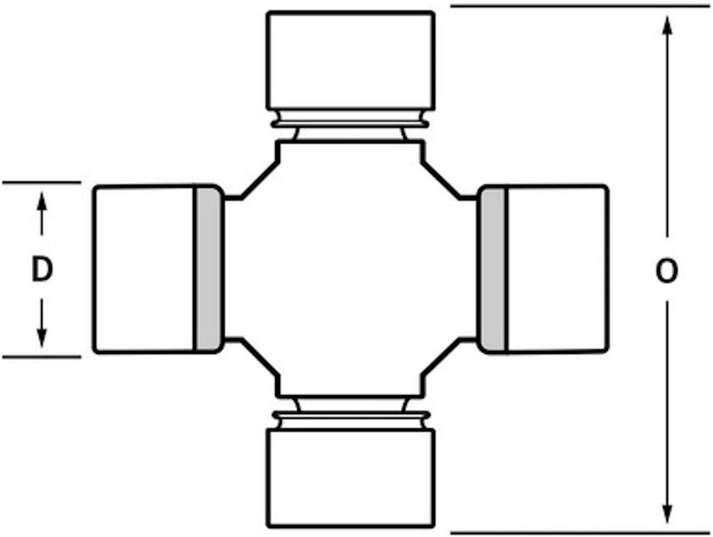 SKF U-Joint UJ345 for Mercury Ford Lincoln