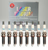 NGK Laser Iridium Spark Plugs SILZKBR8D8S 97506 Set of 8 for BMW