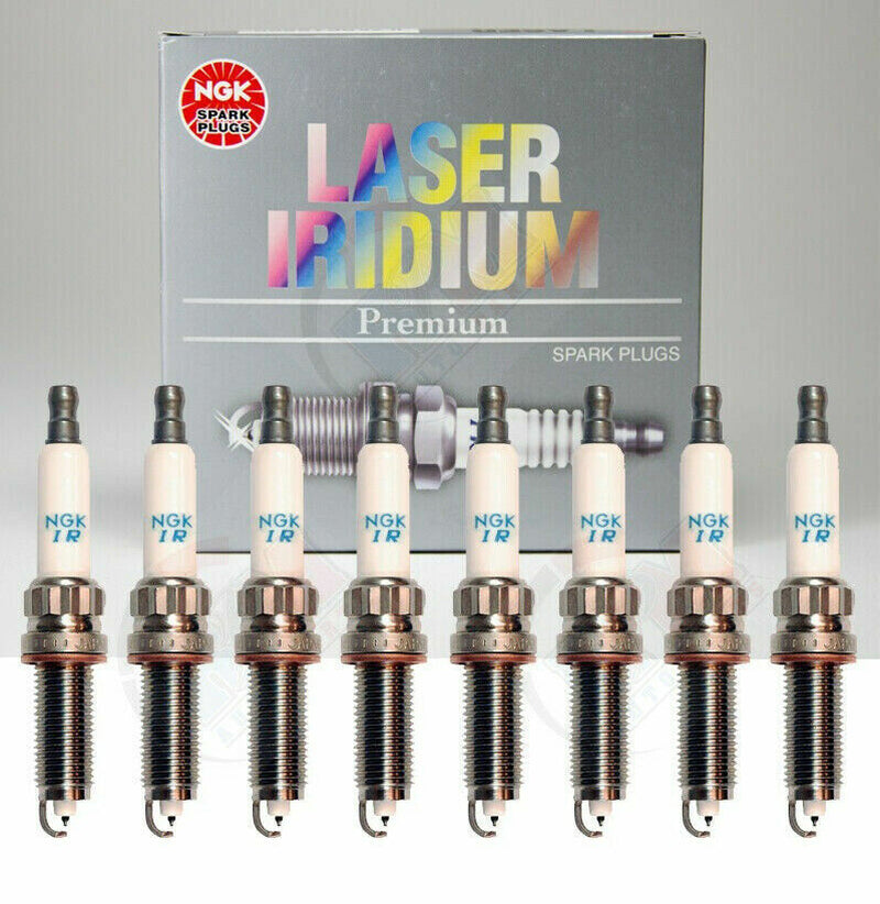 NGK Laser Iridium Spark Plugs SILZKBR8D8S 97506 Set of 8 for BMW