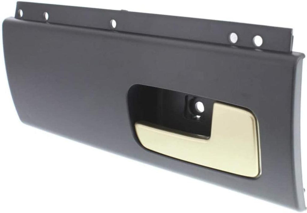 For Lincoln Town Car Interior Door Handle Rear, Passenger Side Black Bezel with Chrome/Gold Lever (2003-2011) | Trim:All Submodels