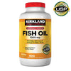 Kirkland Signature Fish Oil 1000Mg, 400 Softgels 300Mg Omega-3