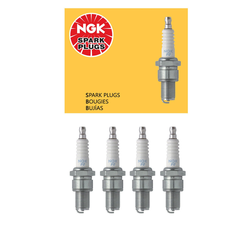 NGK Standard Spark Plug Set 4PCS. 3961 BR8ES SOLID