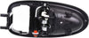 for Saturn SL2 Interior Door Handle Front, Passenger Side Black (1996-2002) | with Door Lock Button| Trim: Base