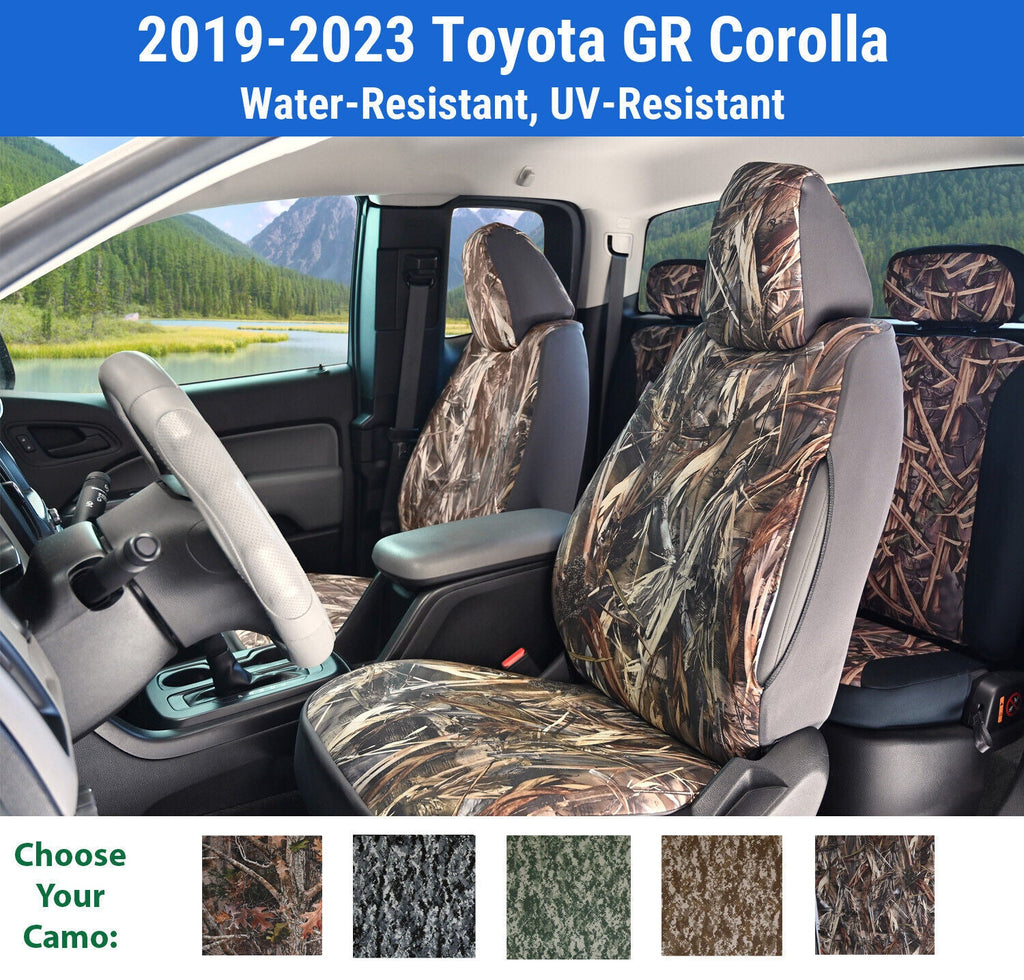 Camo Seat Covers for 2019-2023 Toyota GR Corolla