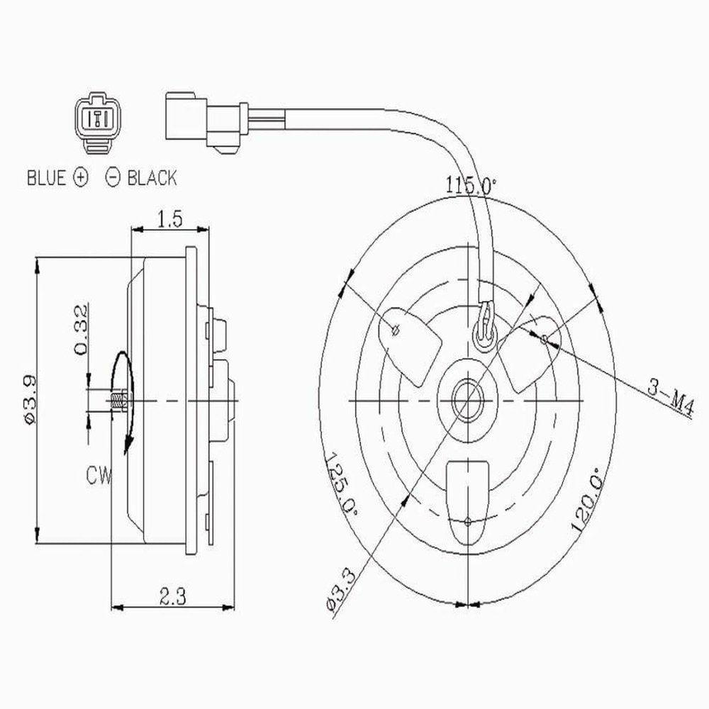 Engine Cooling Fan Motor