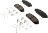 Gold 17D1843CHF1 Ceramic Front Disc Brake Pad Kit