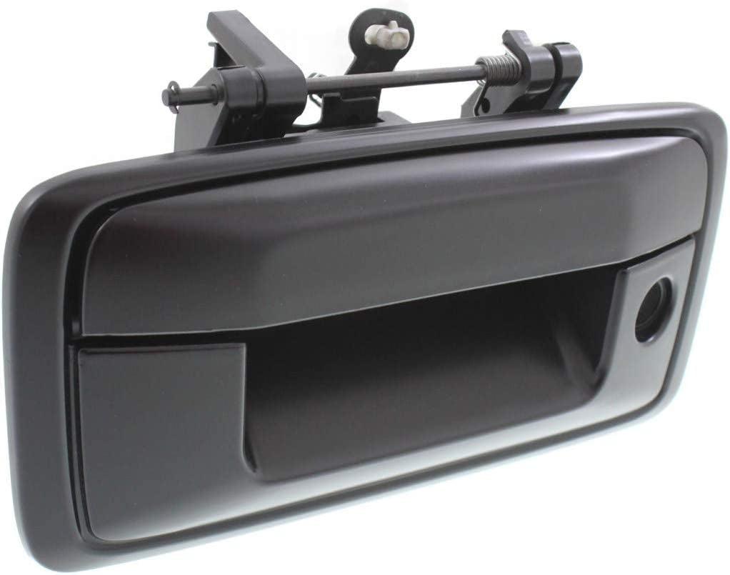 for GMC Sierra 2500/3500 HD Tailgate Handle 2015 | outside | W/Key Hole | All Cab Types | Primed | Plastic & Metal | 23128693