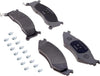 Silver 14D524MH Semi-Metallic Front Disc Brake Pad Set with Wear Sensor