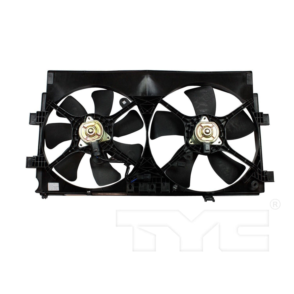 TYC Dual Radiator and Condenser Fan Assembly for 08-17 Lancer 622450