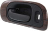 For Chryslr Concorde Interior Door Handle Front, Driver Side Black (1998-2004) | with Door Lock Hole| Trim:All Submodels