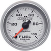 4963 Ultra-Lite II 2-1/16" 0-100 PSI Full Sweep Electric Fuel Pressure Gauge