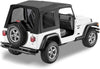 51180-15 Black Denim Replace-A-Top Soft Top Tinted Windows-No Door Skins Included-No Frame Hardware Included- 1997-2002 Jeep Wrangler