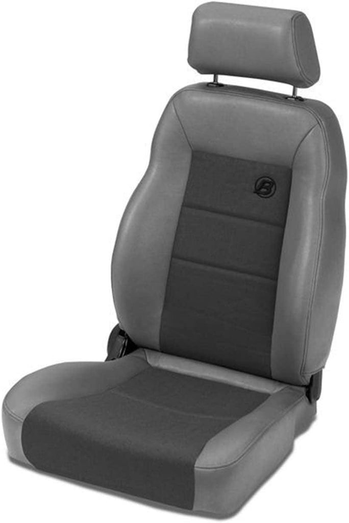 3946109 Charcoal Trailmax II Pro Front Seat - Jeep 1976-2006 CJ7 & Wrangler