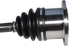 NCV11140 CV Axle Shaft Assembly - Left or Right Front (Driver or Passenger Side), Black & Silver, 5.5 Inch