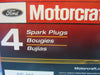 6 Spark Plugs Genuine FORD Motorcraft SP486 OEM # AGSF42FM Finewire V6