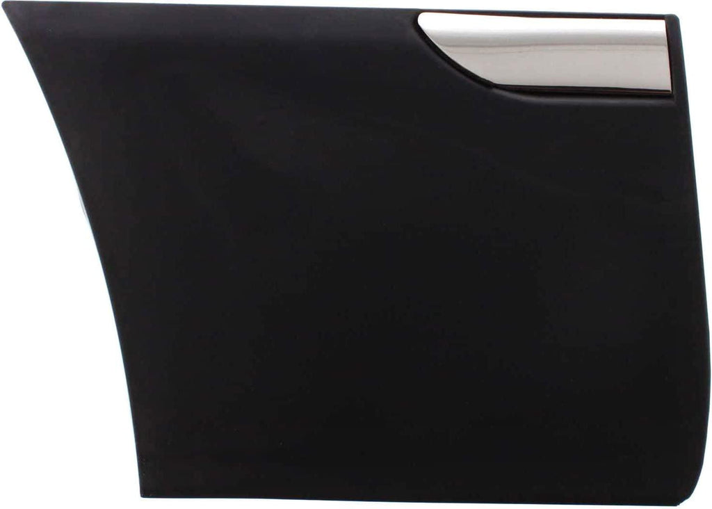 Front, Driver and Passenger Side Fender Molding Compatible with 1998-2011 Mercury Grand Marquis Black, 7 In. Width - FO1293106, FO1292106