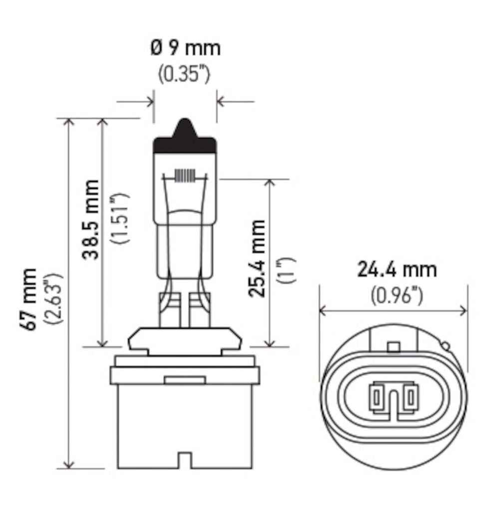 Headlight Bulb for CFR 1000, CFR 8, Crossfire 600 Efi+More H71071232