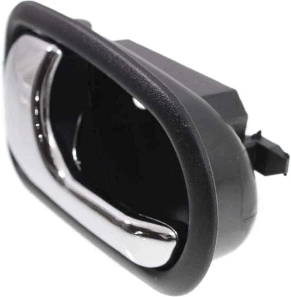 for Mazda Protege Interior Door Handle Front or Rear, Driver Side Black Bezel with Chrome Lever 1995-2003 | Trim:All Submodels | MA1352109 | S54N59330B65