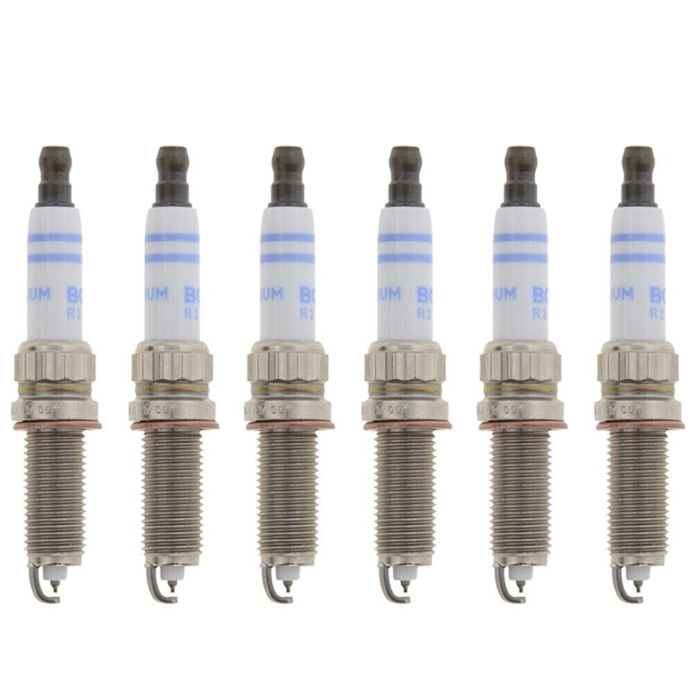 Genuine Bosch Double Iridium Spark Plug 6PCS for Mercedes-Benz C300 C350 E350