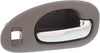 Interior Door Handle Set Compatible with 1999-2004 Chrysler 300M, Fits 1998-2004 Chrysler Concorde Front, Driver and Passenger Side Gray Bezel with Chrome Lever Sedan