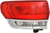 For Jeep Grand-Cherokee 2014-2020 Tail Light Assembly Outer Driver Side Chrome CAPA Certified | CH2804106 | 68110017AC