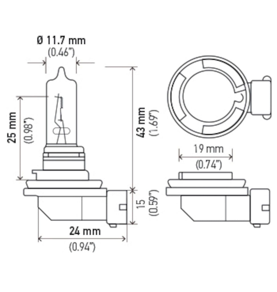 Headlight Bulb for 4C, Verano, SS, Escape, Expedition+Mor