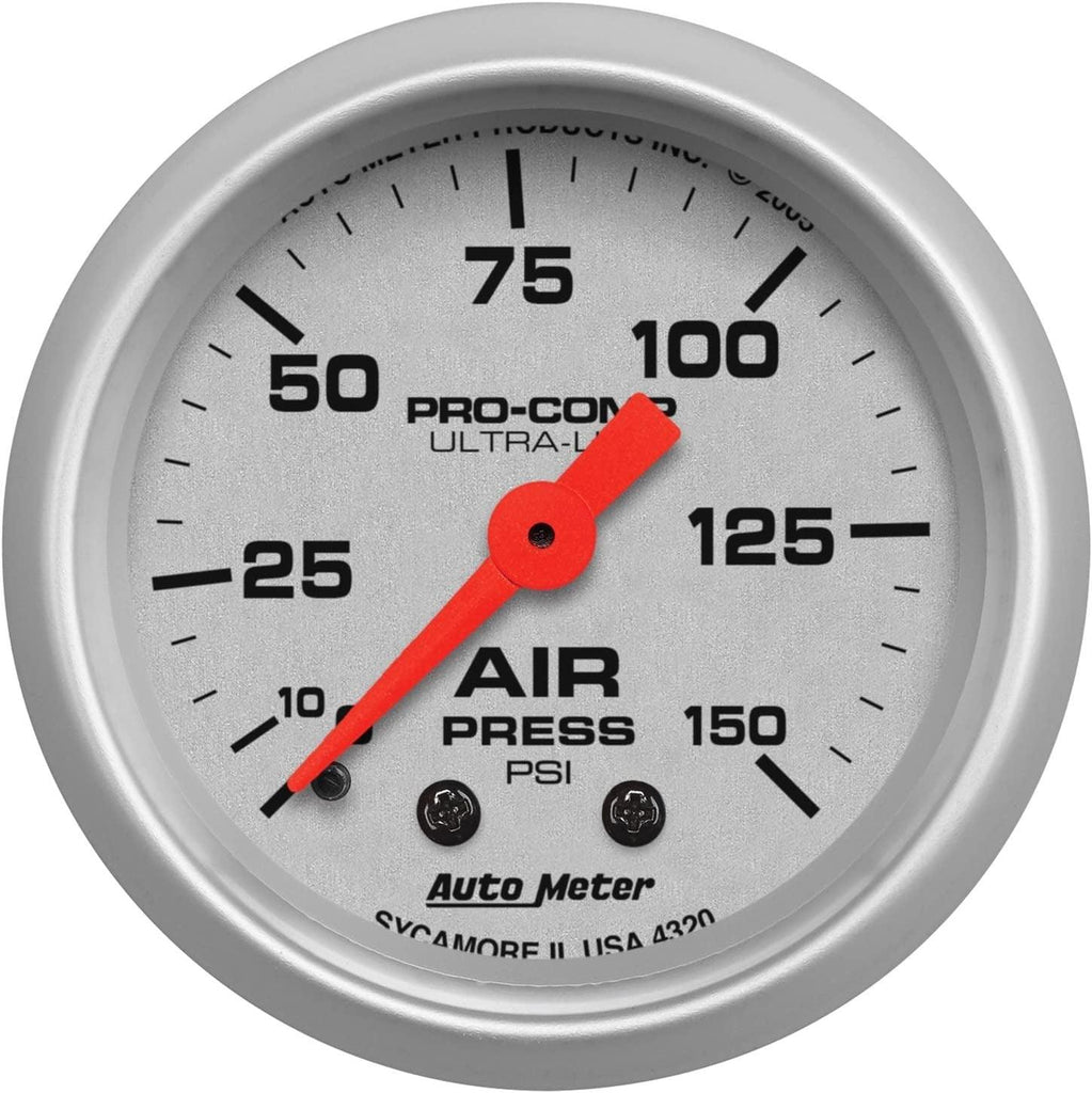 4320 Ultra-Lite Mechanical Air Pressure Gauge, 2 1/16"