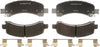 Silver 14D974CHF1 Ceramic Rear Disc Brake Pad Set