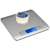 Zenith Digital Kitchen Scale by Ozeri, Refined Stainless Steel with Fingerprint-Resistant Coating