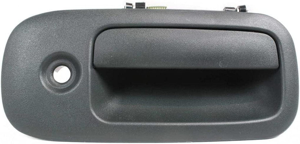 For Chevy Express 3500 Exterior Door Handle Rear Passenger Side - Side Hinged Door Textured Black 1996-2002 | with Key Hole | Trim: Base/Ls | GM1513104 | 25942274