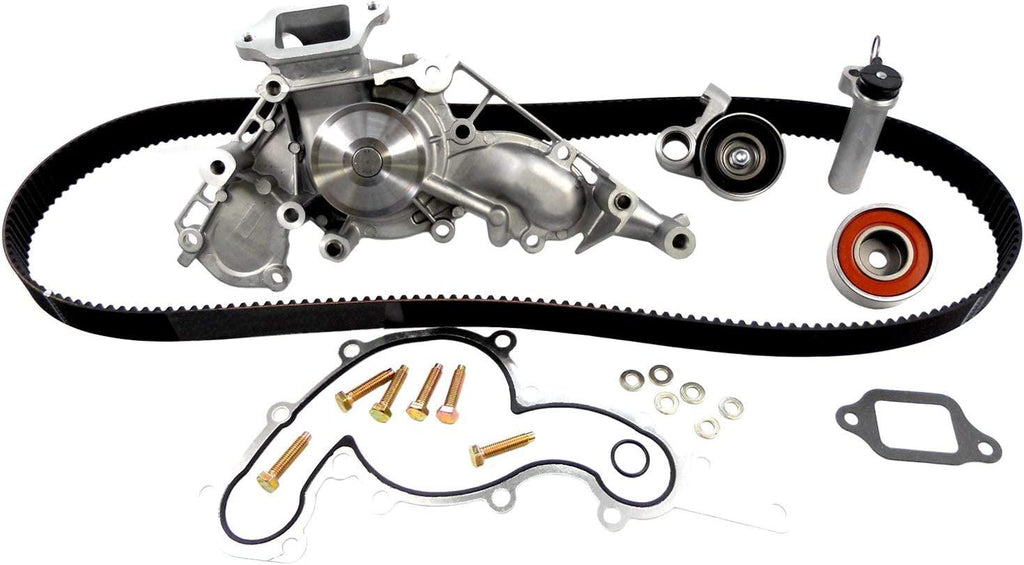 Professional TCKWP190 Timing Belt Kit with Water Pump, Idler Pulley, and 2 Tensioners