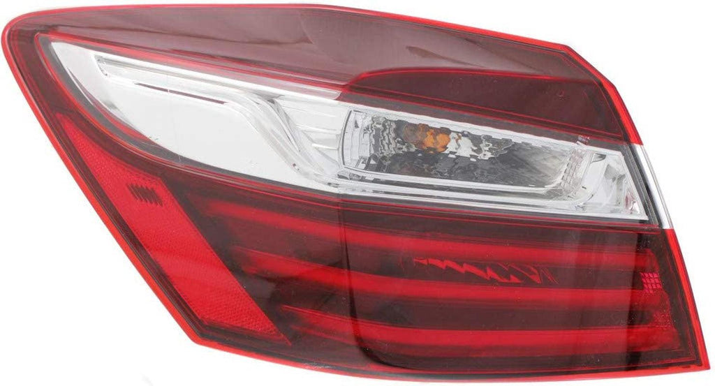 : for Honda Accord Tail Light Assembly 2016 2017 Driver Side DOT HO2804108 | 33550-T2A-A21 (Trim: EX-L | EX | LX | SE | Sport Special Edition | Sport | Touring | Sedan)