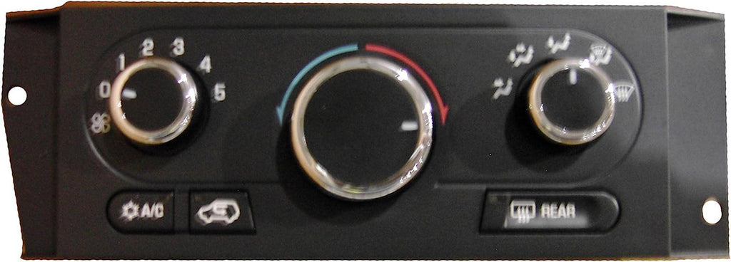 GM Original Equipment 15-73533 Heating and Air Conditioning Control Panel with Rear Window Defogger Switch