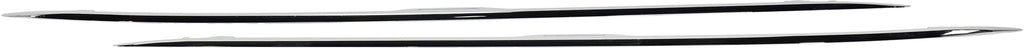 Front Bumper Trim Set of 2 Compatible with 2019-2022 Honda Pilot Chrome Driver and Passenger Side