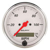 3-1/8 in. SPEEDOMETER 0-120 MPH ARCTIC WHITE - greatparts