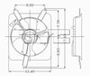 TYC A/C Condenser Fan Assembly for CL, Accord 610050