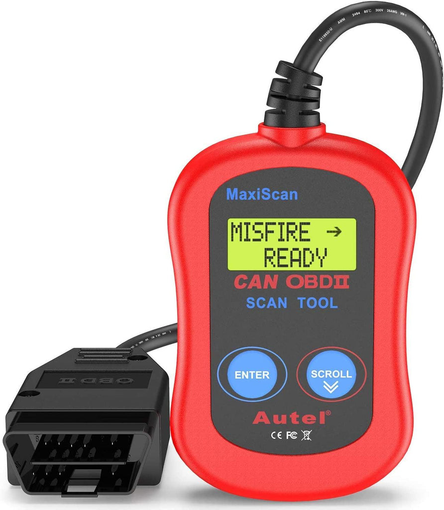 Autel MS300 OBD2 Scanner Code Reader, Turn off Check Engine Light, Read & Erase Fault Codes, Check Emission Monitor Status CAN Diagnostic Scan Tool