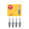 NGK Standard Spark Plug Set 4PCS. 3961 BR8ES SOLID