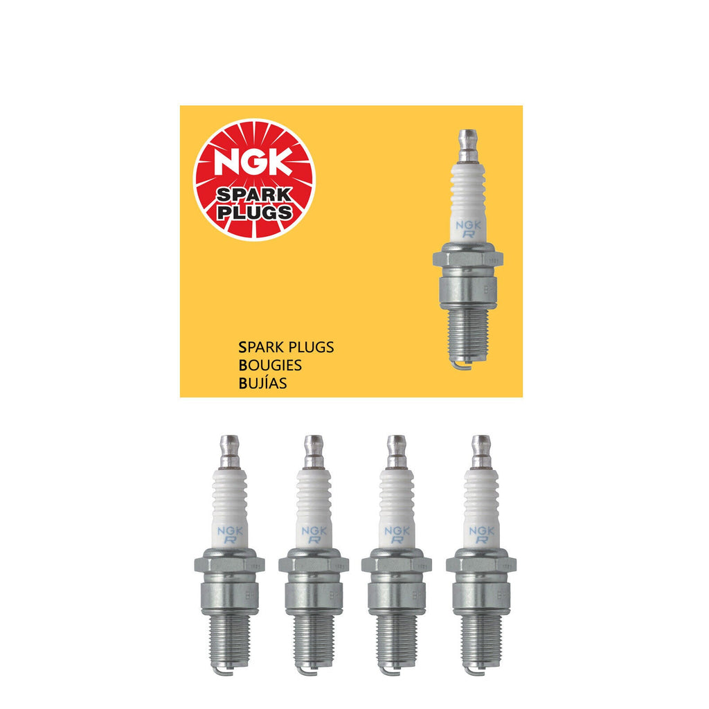 NGK Standard Spark Plug Set 4PCS. 3961 BR8ES SOLID