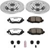 K6542-36 Rear Z36 Truck & Tow Brake Kit, Carbon Fiber Ceramic Brake Pads and Drilled/Slotted Brake Rotors