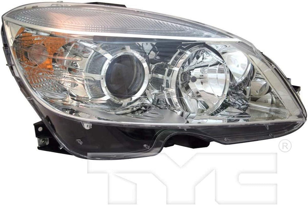 for Mercedes-Benz C300 Headlight Assembly 2008 09 10 2011 Passenger Side CAPA Certified for MB2503163 (Vehicle Trim: Sedan)