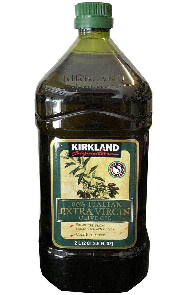 🔥 Kirkland Signature Italian Extra Virgin Olive Oil 2 Liter, Cold Extracted 🔥