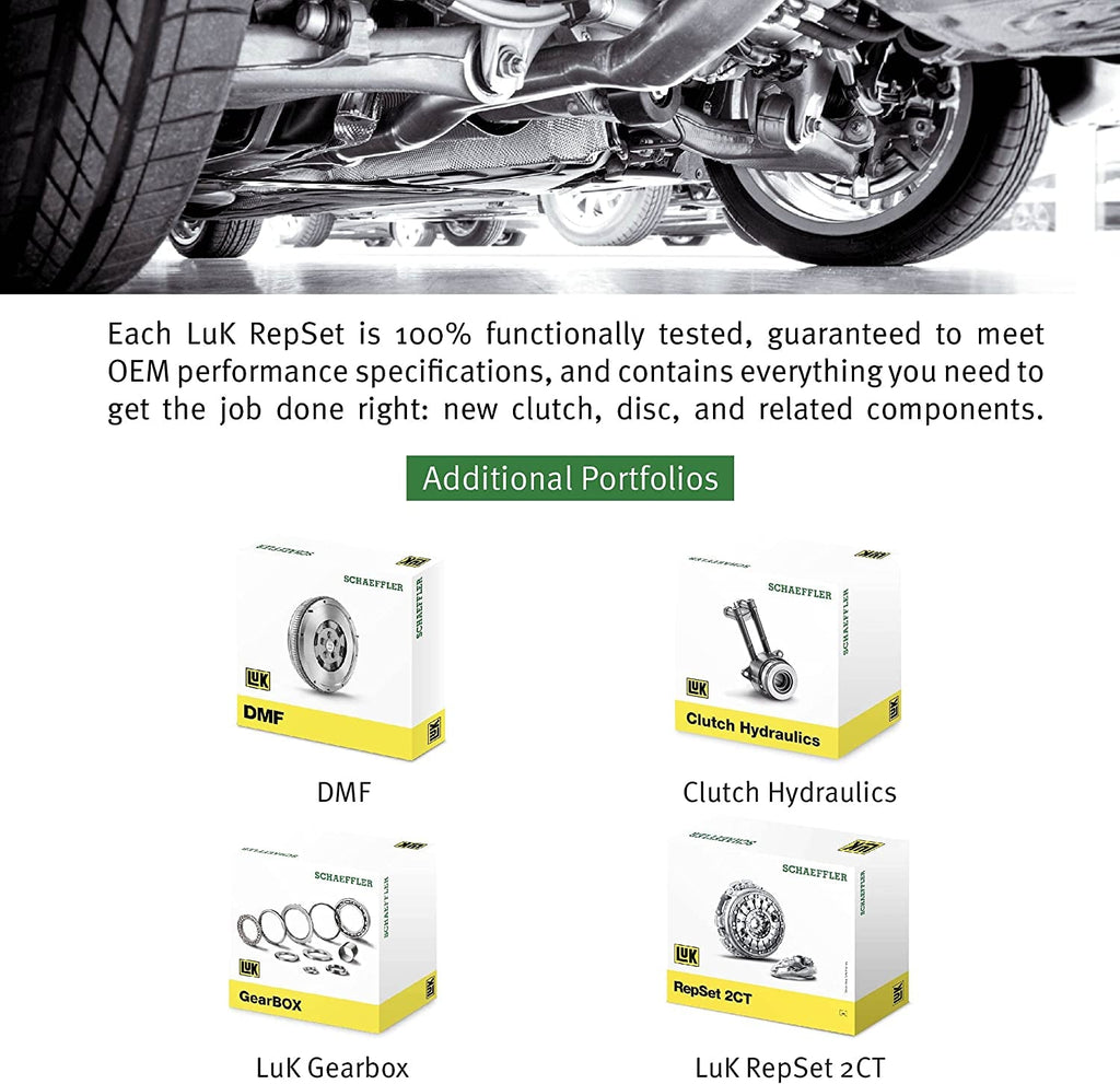 Schaeffler  Repset 18-002 Clutch Kit, OEM Clutch Replacement Kit