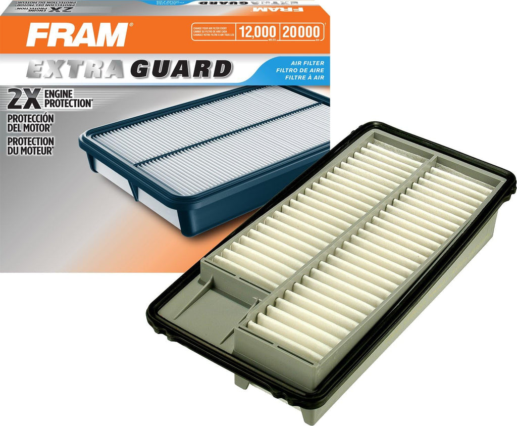 Extra Guard Rigid Rectangular Panel Engine Air Filter Replacement, Easy Install W/ Advanced Engine Protection and Optimal Performance, CA8033