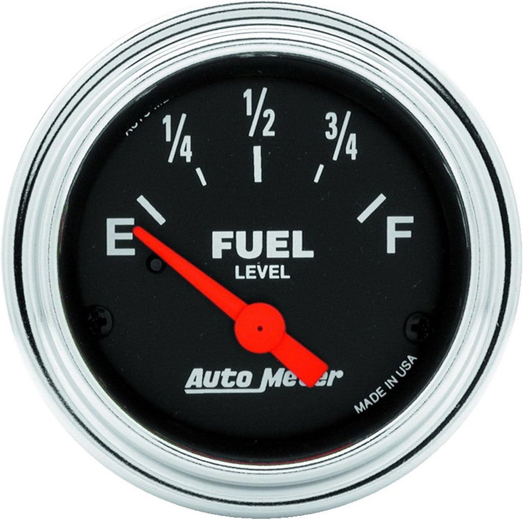 2516 Traditional Chrome Electric Fuel Level Gauge