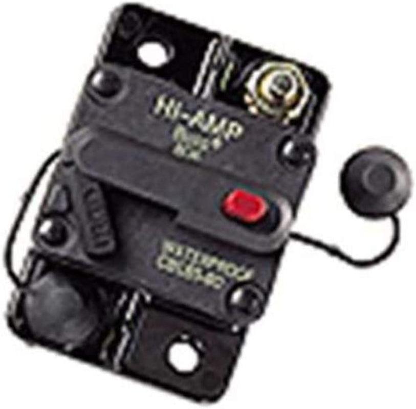 BP/CB185-100 Waterproof High Amp Flush Mount Type III (3) Circuit Breaker (100 Amp), 1 Pack