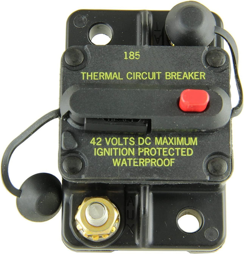 CB185-40 Waterproof High Amp Flush Mount Type III (3) Circuit Breaker (40 Amp), 1 Pack