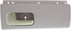 Interior Door Handle Compatible with 2003-2011 Lincoln Town Car Beige Bezel with Chrome Lever Set of 2