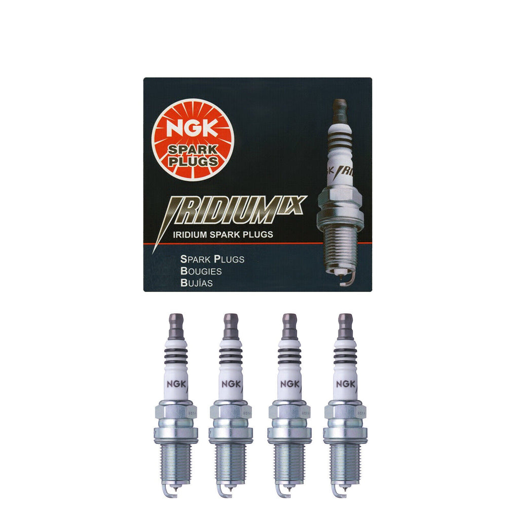 NGK Iridium Spark Plug Set 4PCS. 89-18 for Ford Hyundai Toyota 5464 BKR5EIX-11