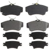 Silver 14D841M Semi-Metallic Front Disc Brake Pad Set with Wear Sensor